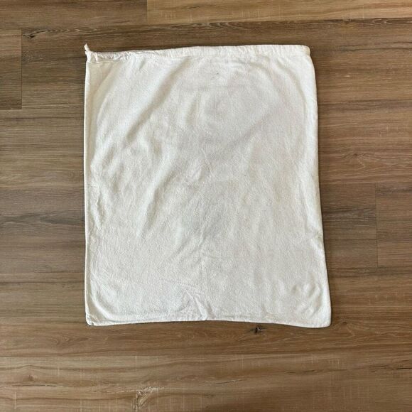 The Frye Company Drawstring Top Dust Cover Off White Travel Storage Cloth Bag - Picture 3 of 3